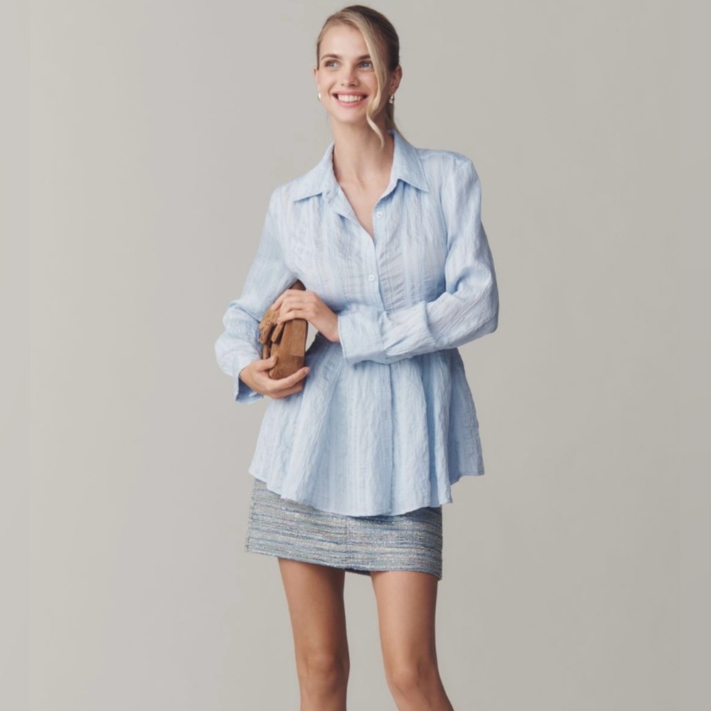Top Rated 🦋Maeve waisted button down blouse